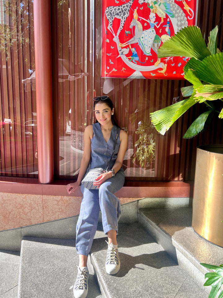 Camille Coord Set - Arctic Blue (As Seen On Shivani Girdhar)