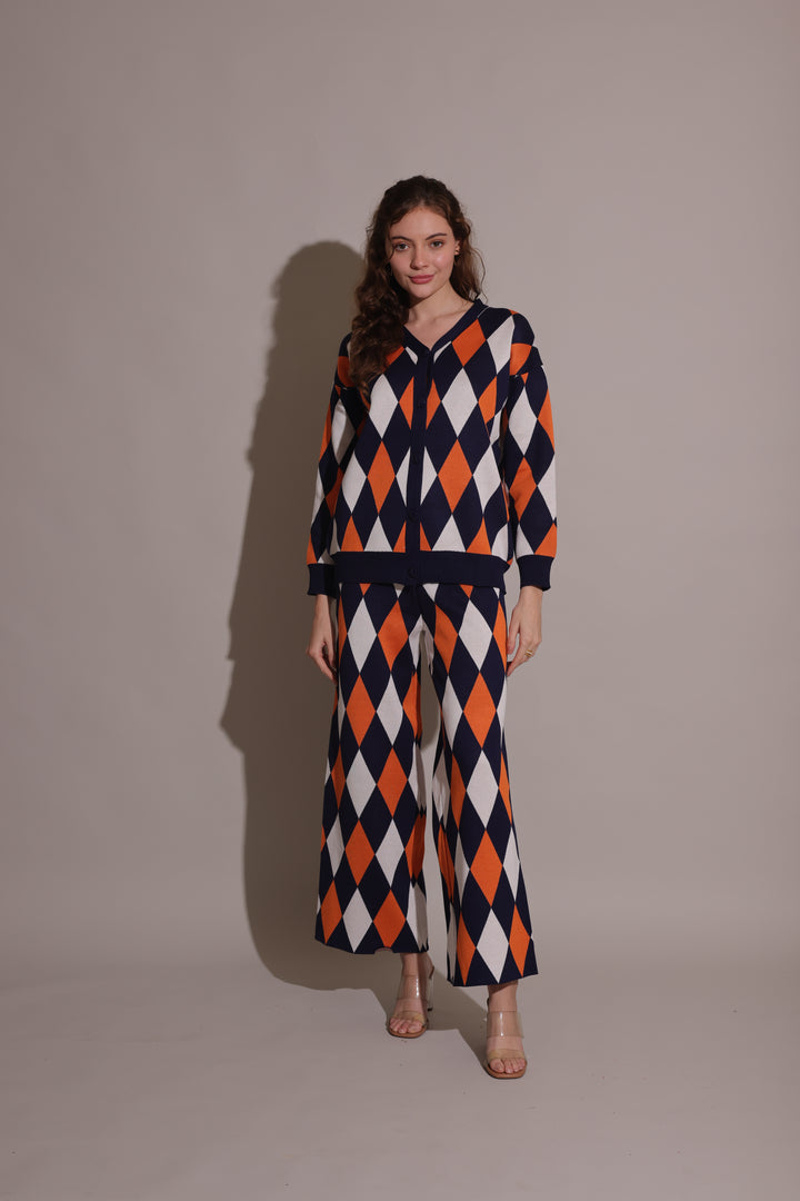 Dutch Coord Set (Orange & Black)