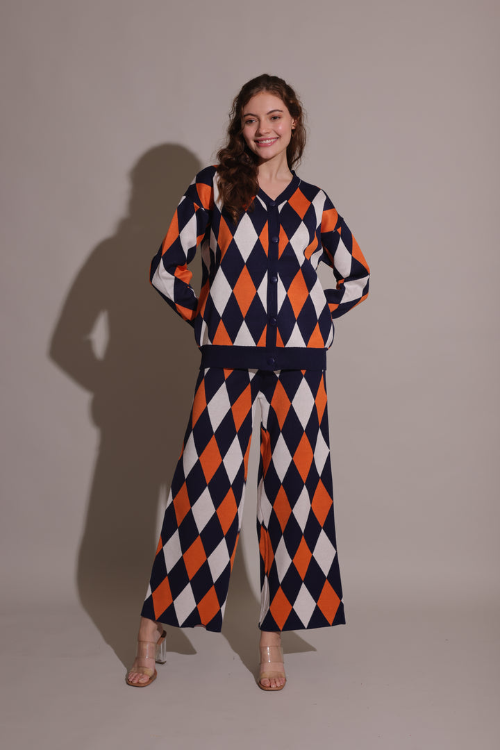 Dutch Coord Set (Orange & Black)