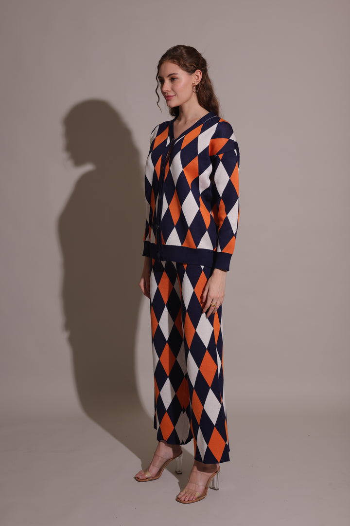 Dutch Coord Set (Orange & Black)