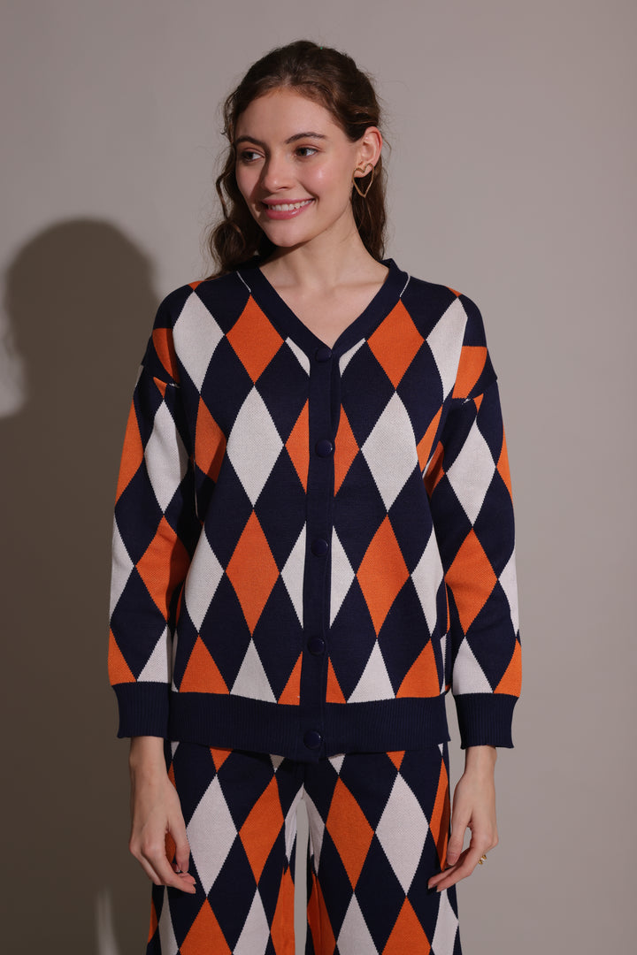 Dutch Coord Set (Orange & Black)