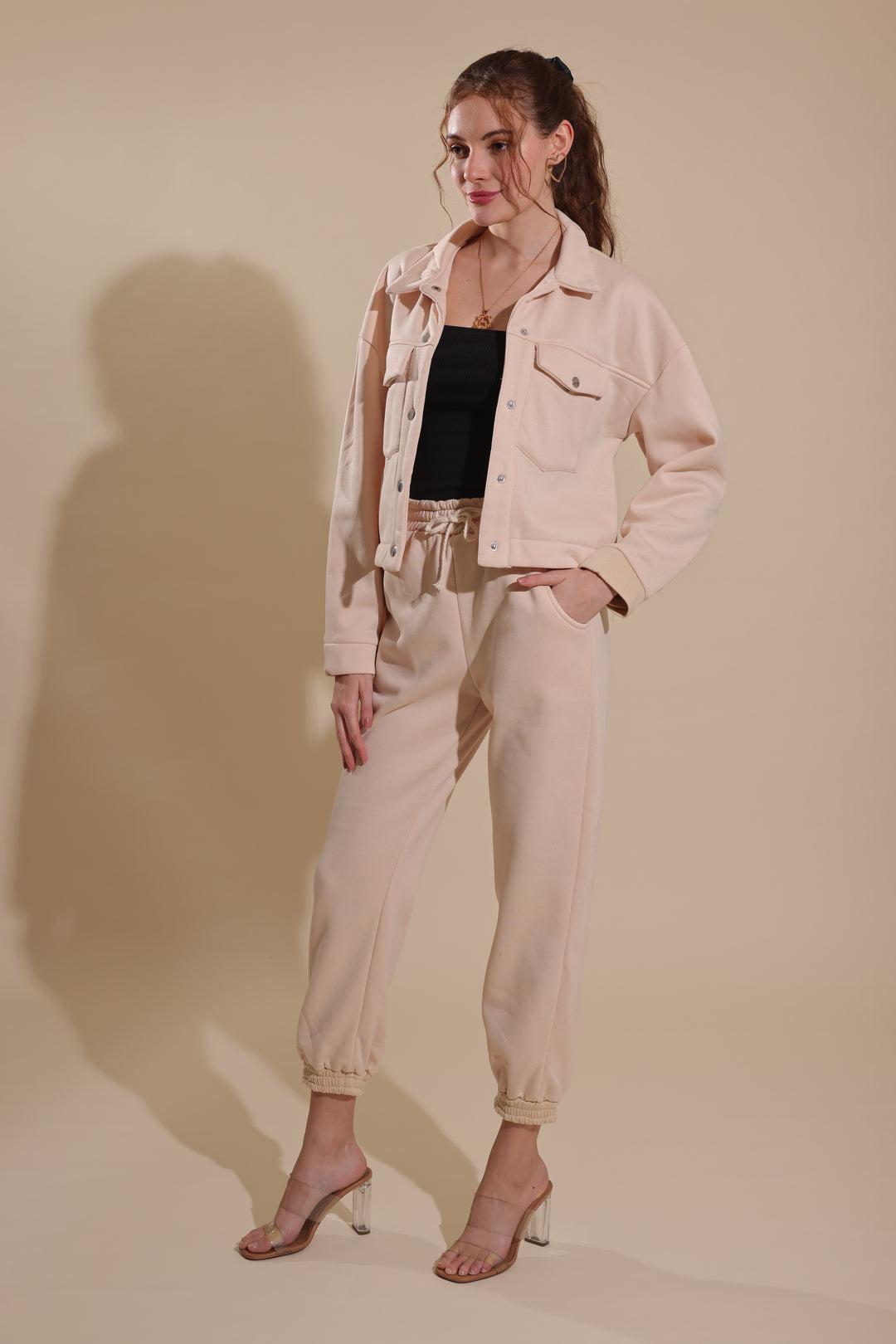 Phoebe Coord Set (Cream)