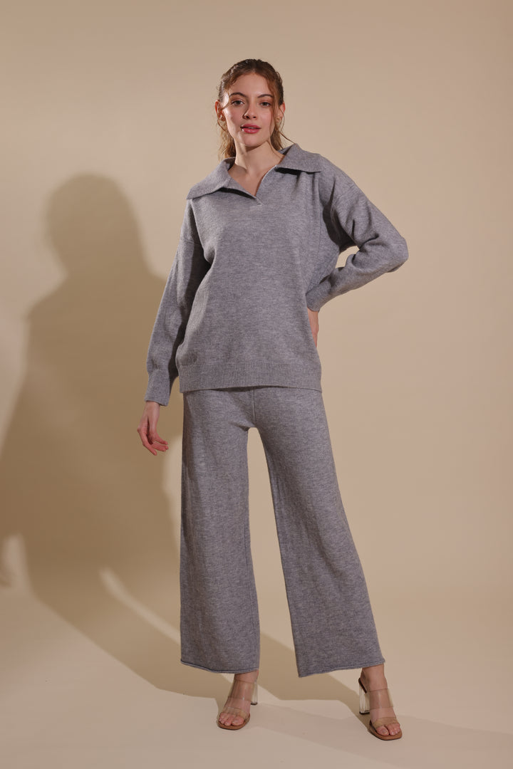 Rebecco Coord Set (Grey)