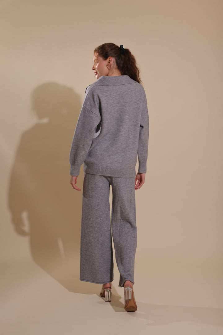 Rebecco Coord Set (Grey)