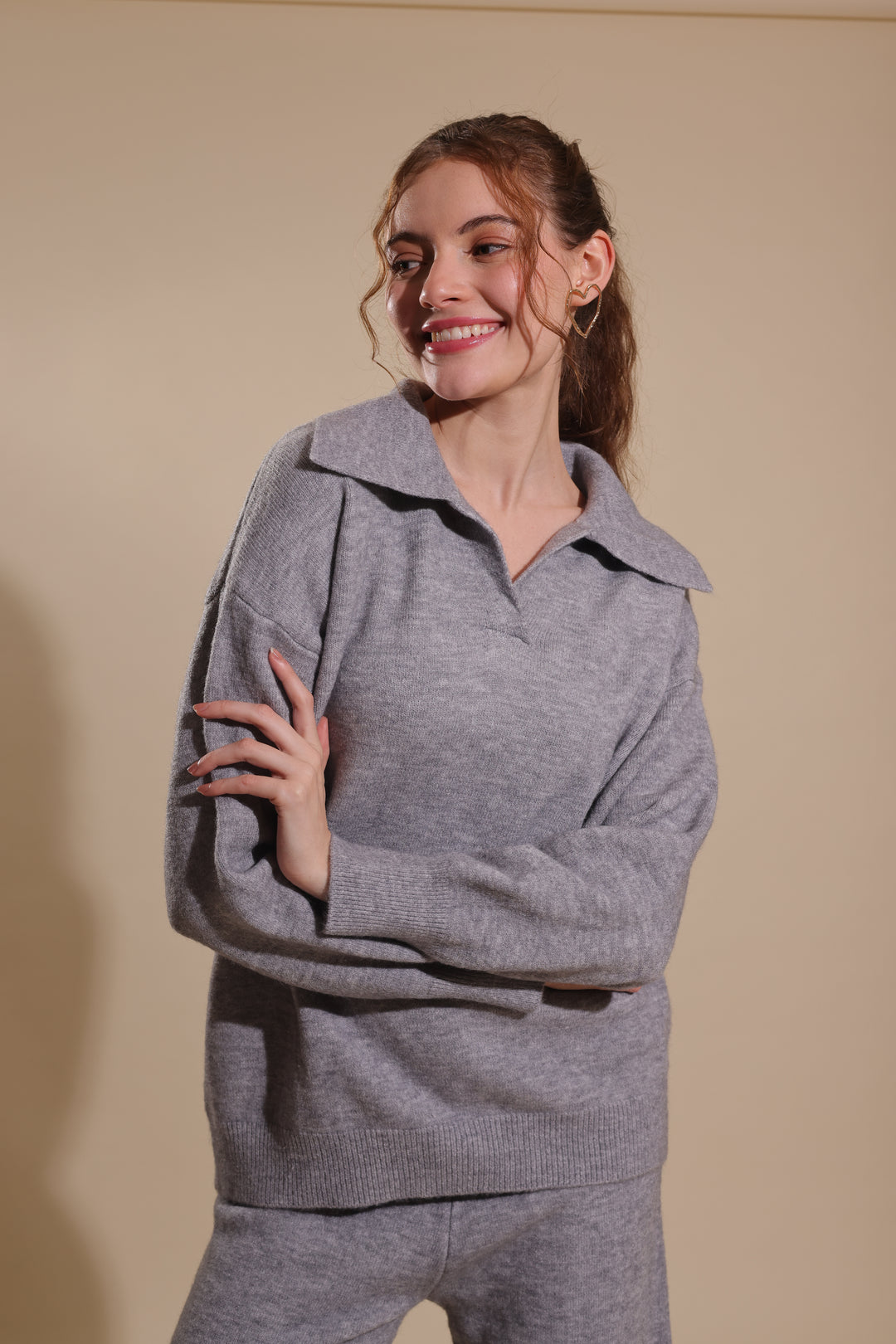 Rebecco Coord Set (Grey)