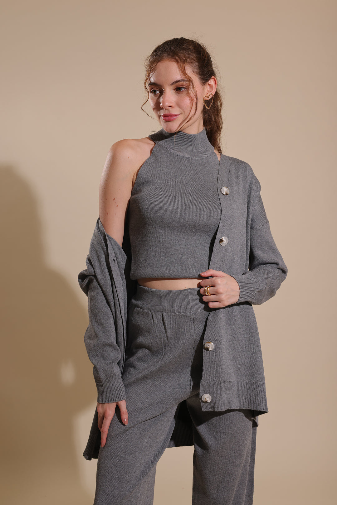 Suzanna Coord Set (Grey)