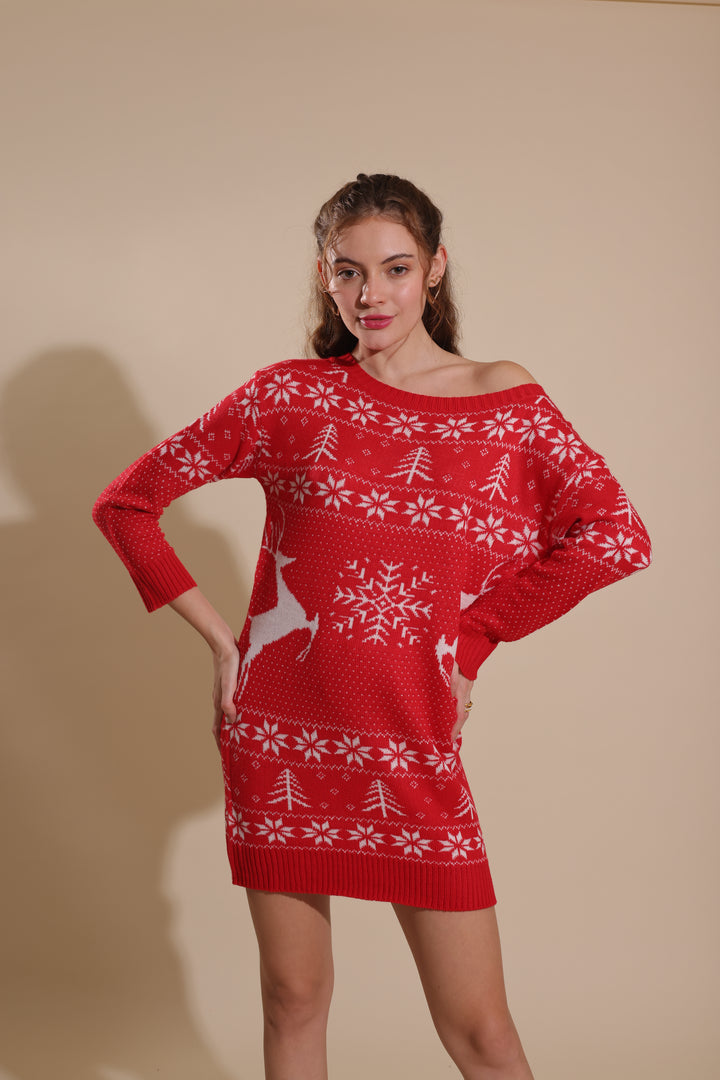 Carol Dress - Limited Edition (Red & White)