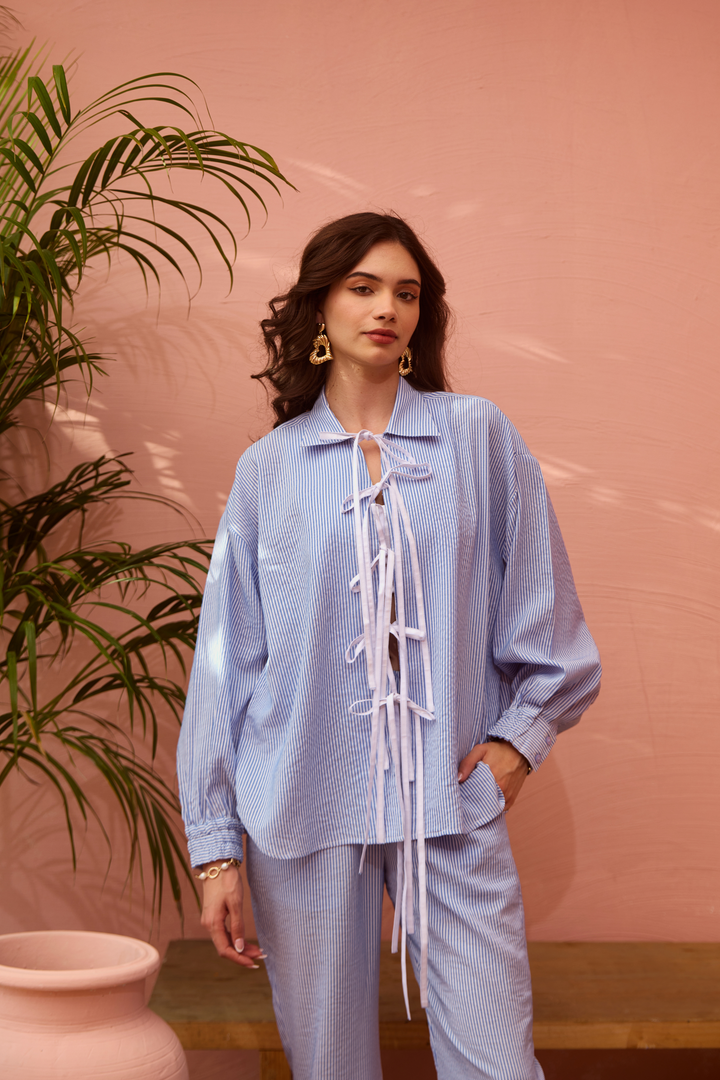 Dune Coord Set (Blue & White)