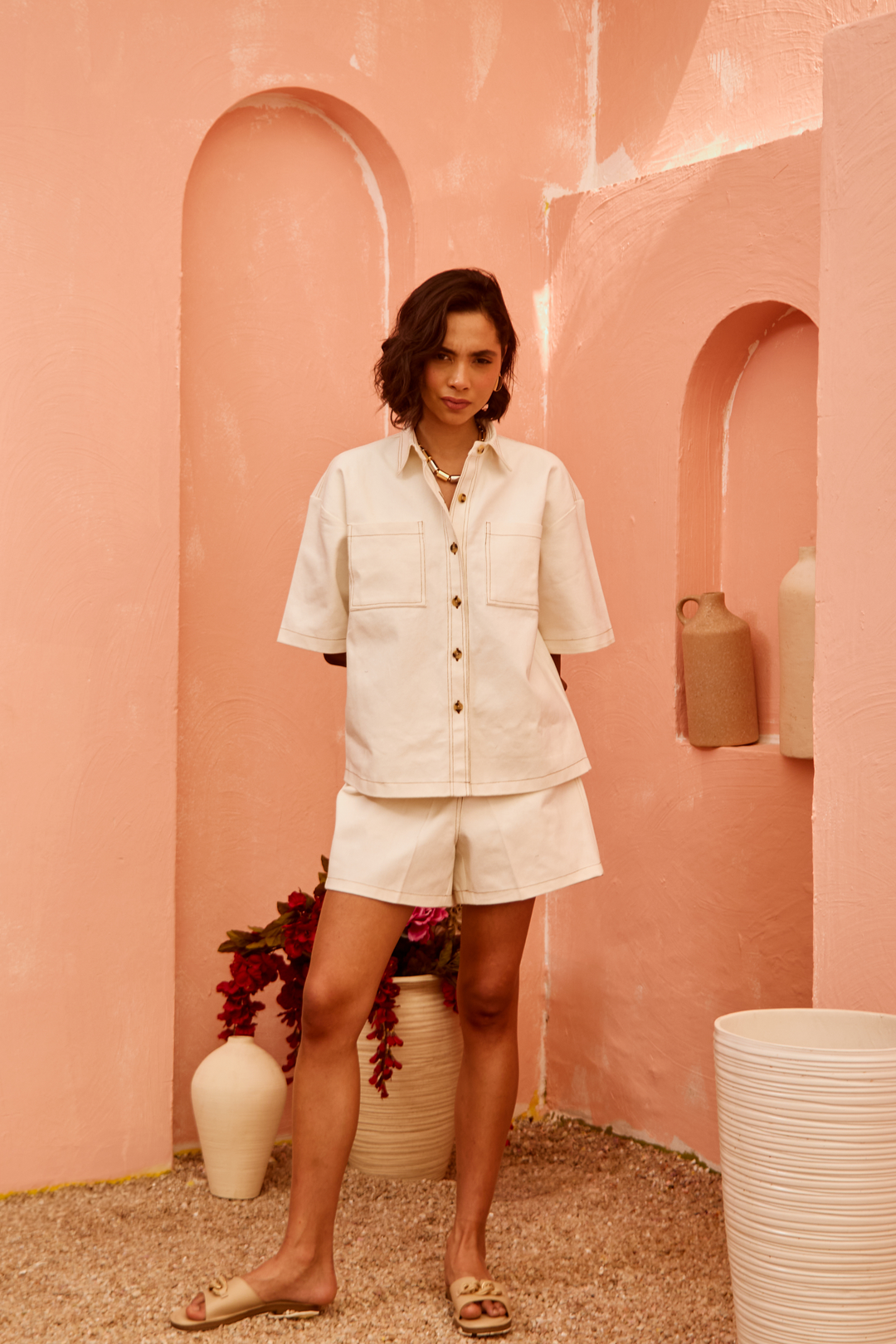 Luna Denim Coord Set