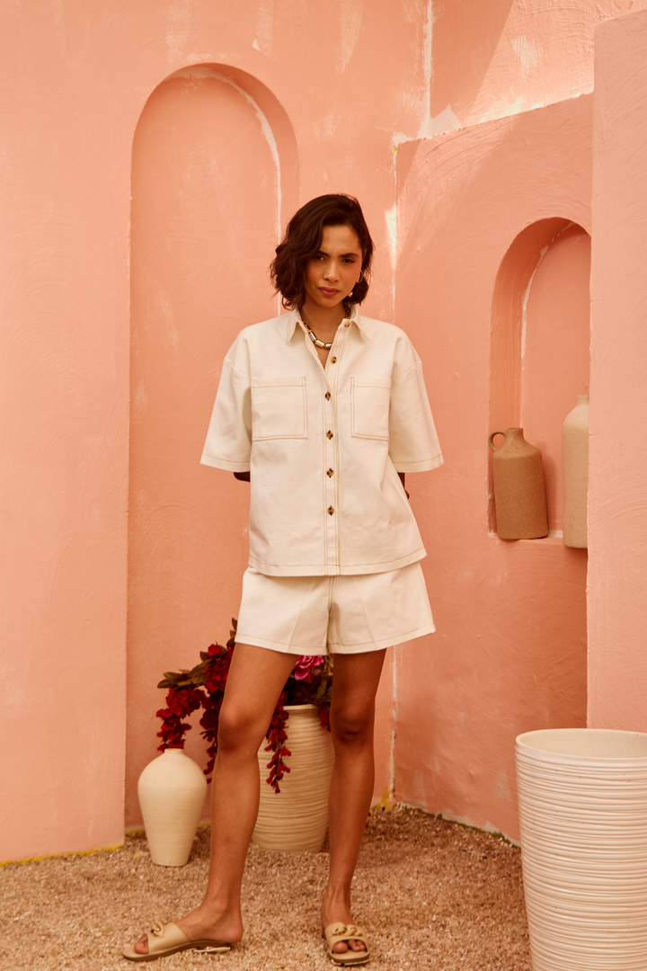 Luna Denim Coord Set