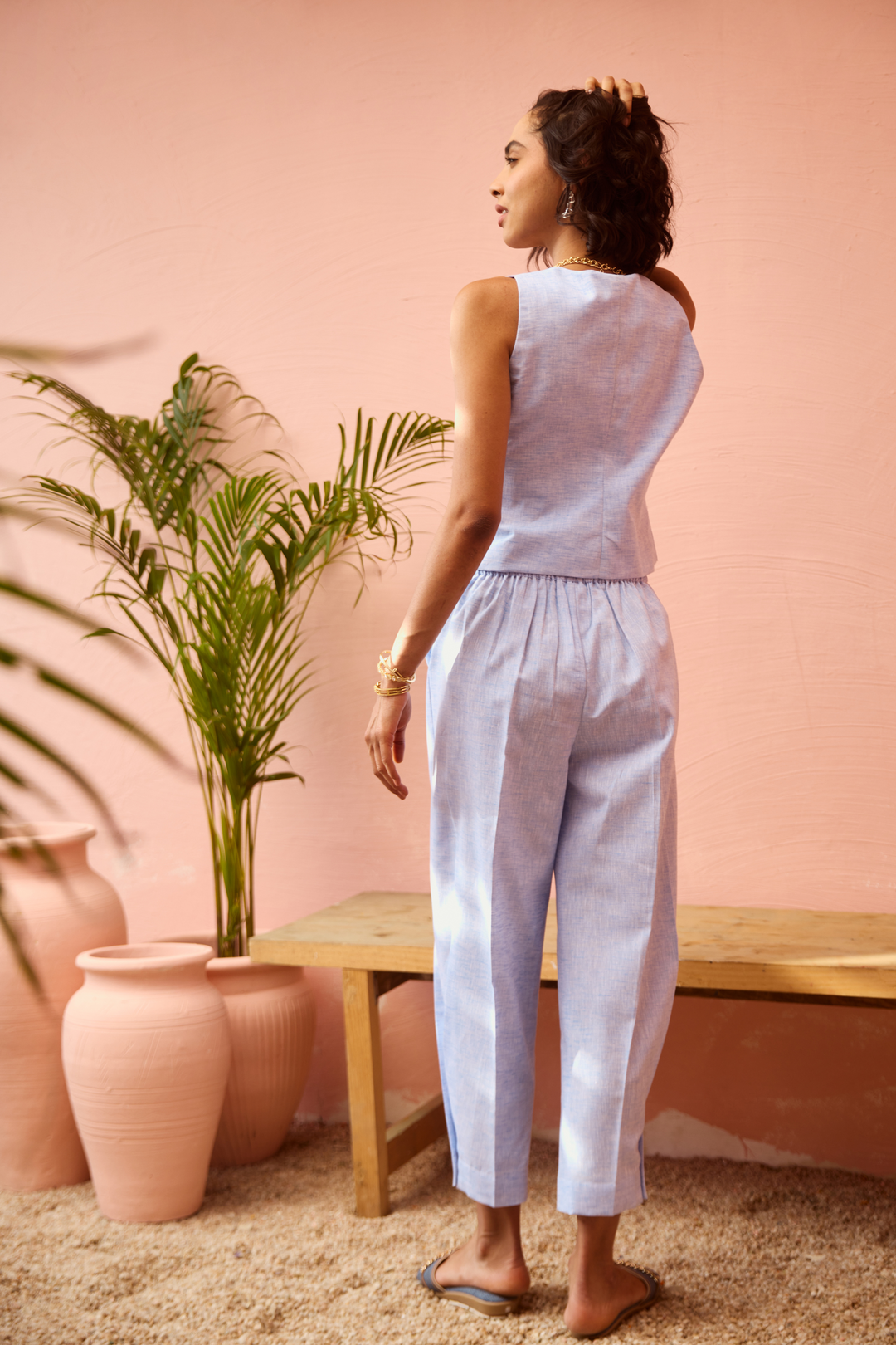 Camilia Coord Set (Sky Blue)