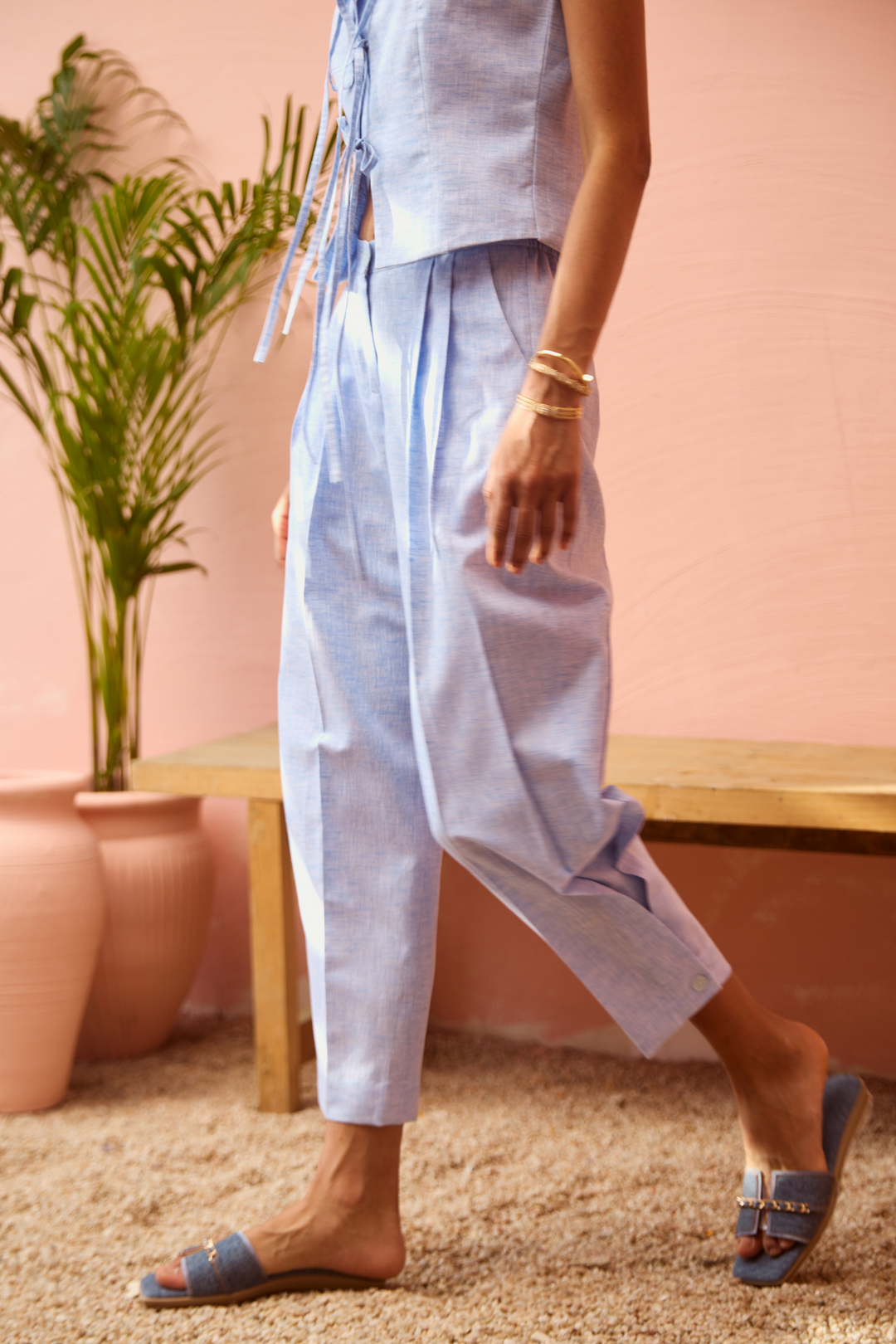 Camilia Coord Set (Sky Blue)