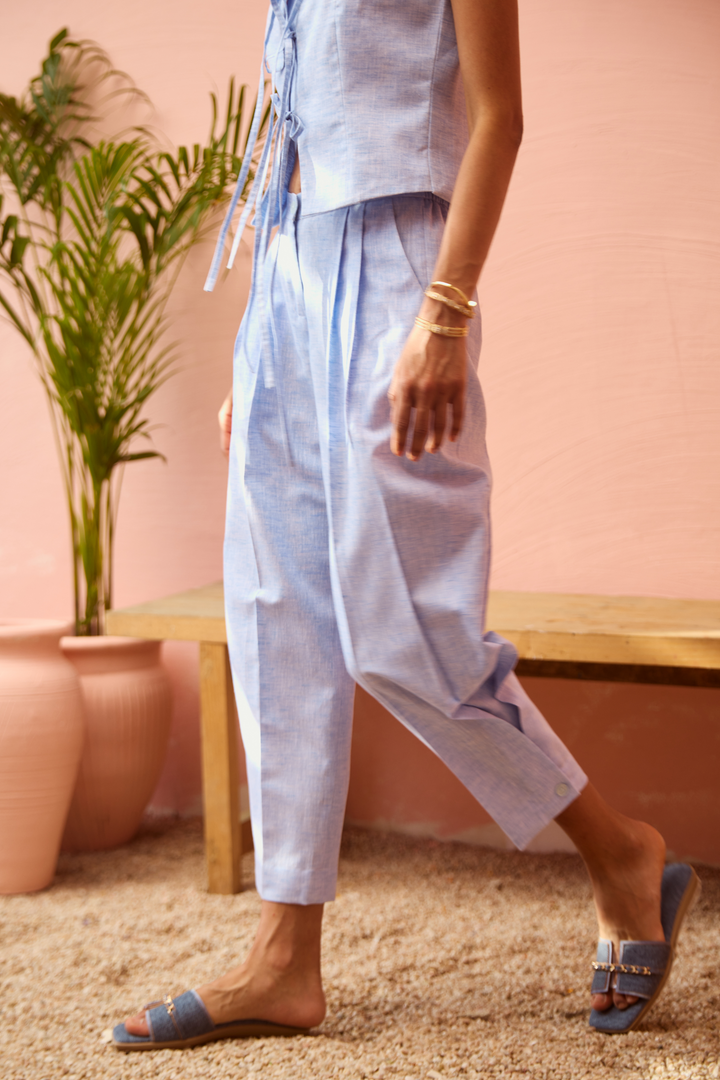 Camilia Coord Set (Sky Blue)