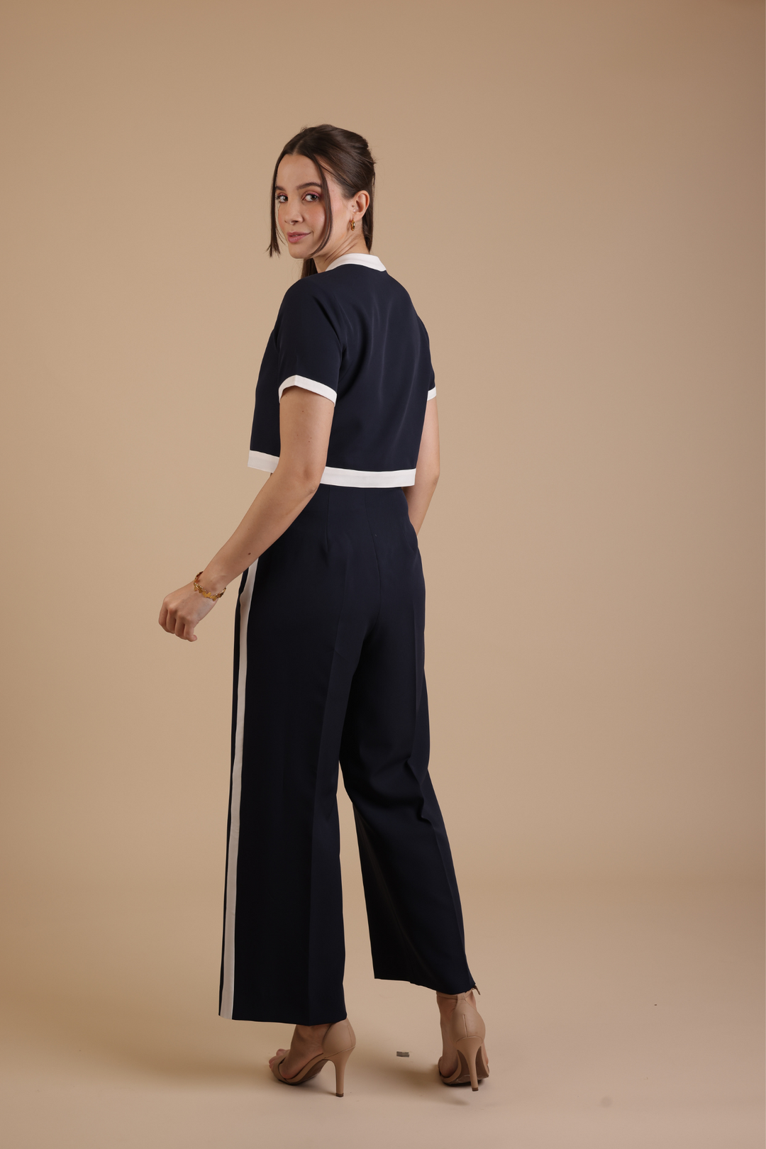 Bordeaux Coord Set (Navy Blue)