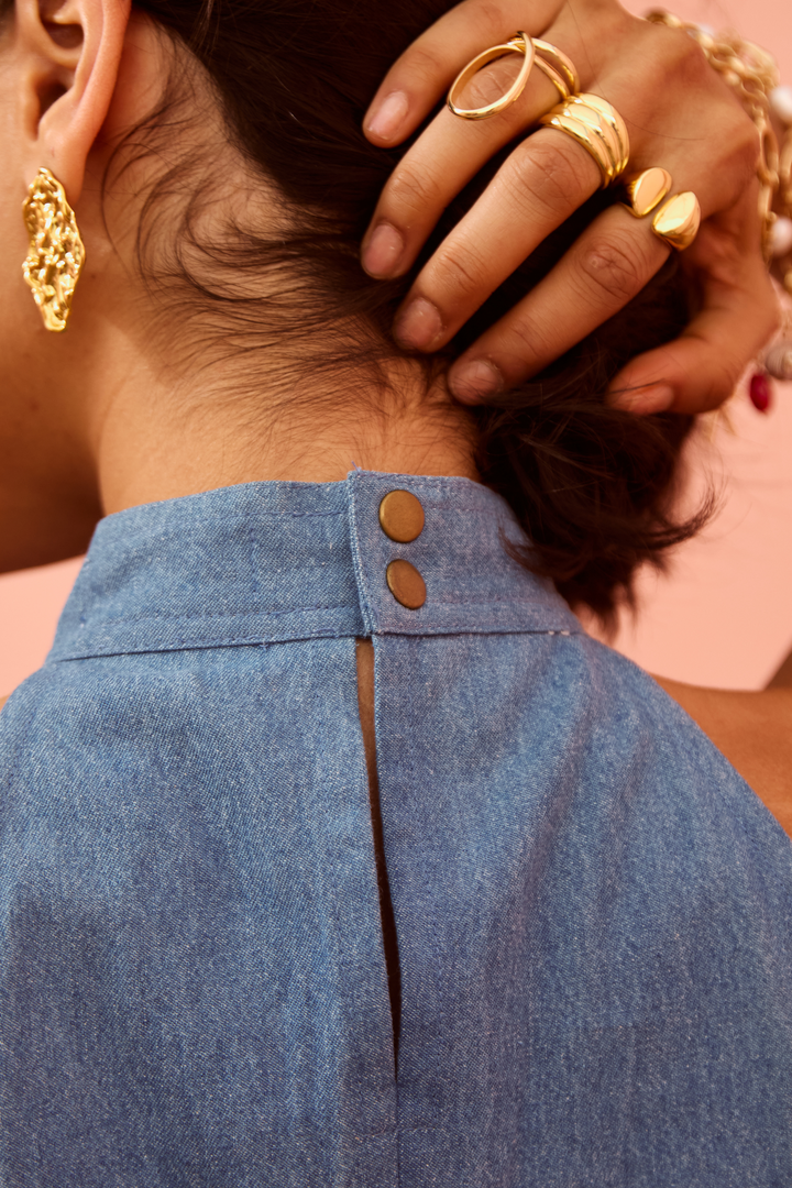 Nomad Denim Coord Set (Blue)