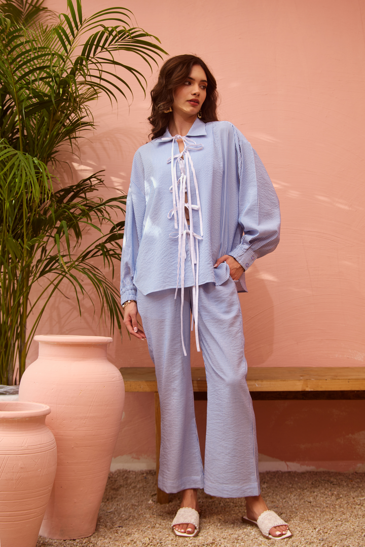 Dune Coord Set (Blue & White)