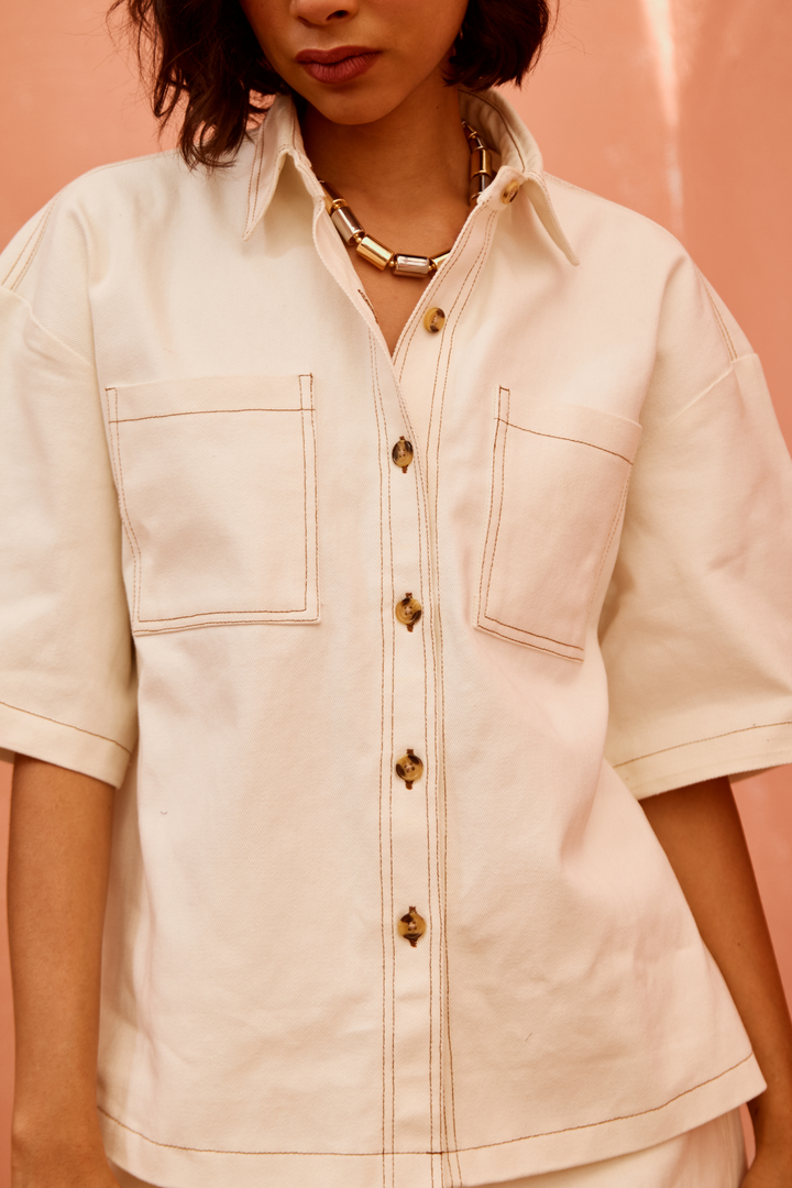 Luna Denim Coord Set