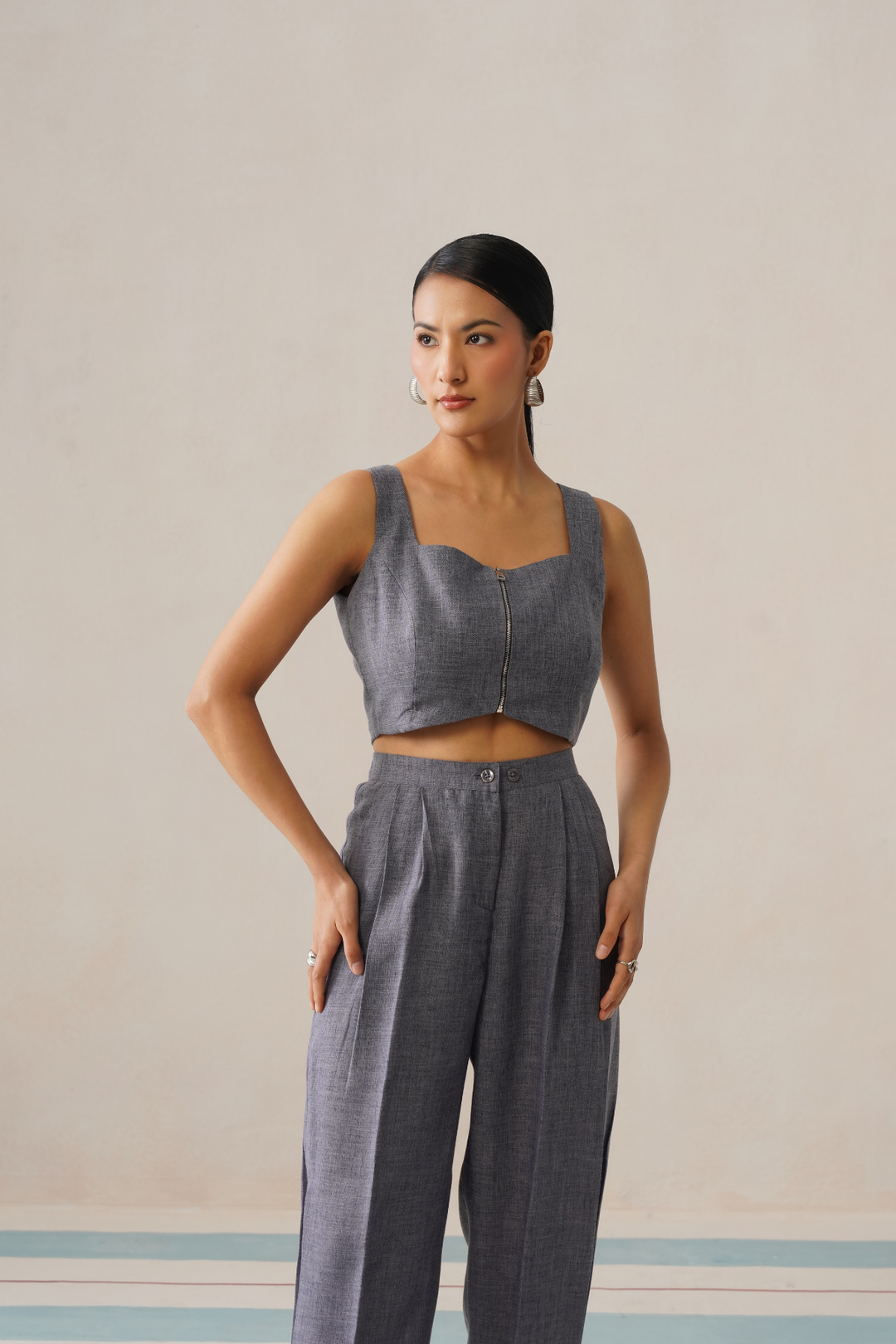 Camille 2.0 Co-ord Set (Arctic Blue)