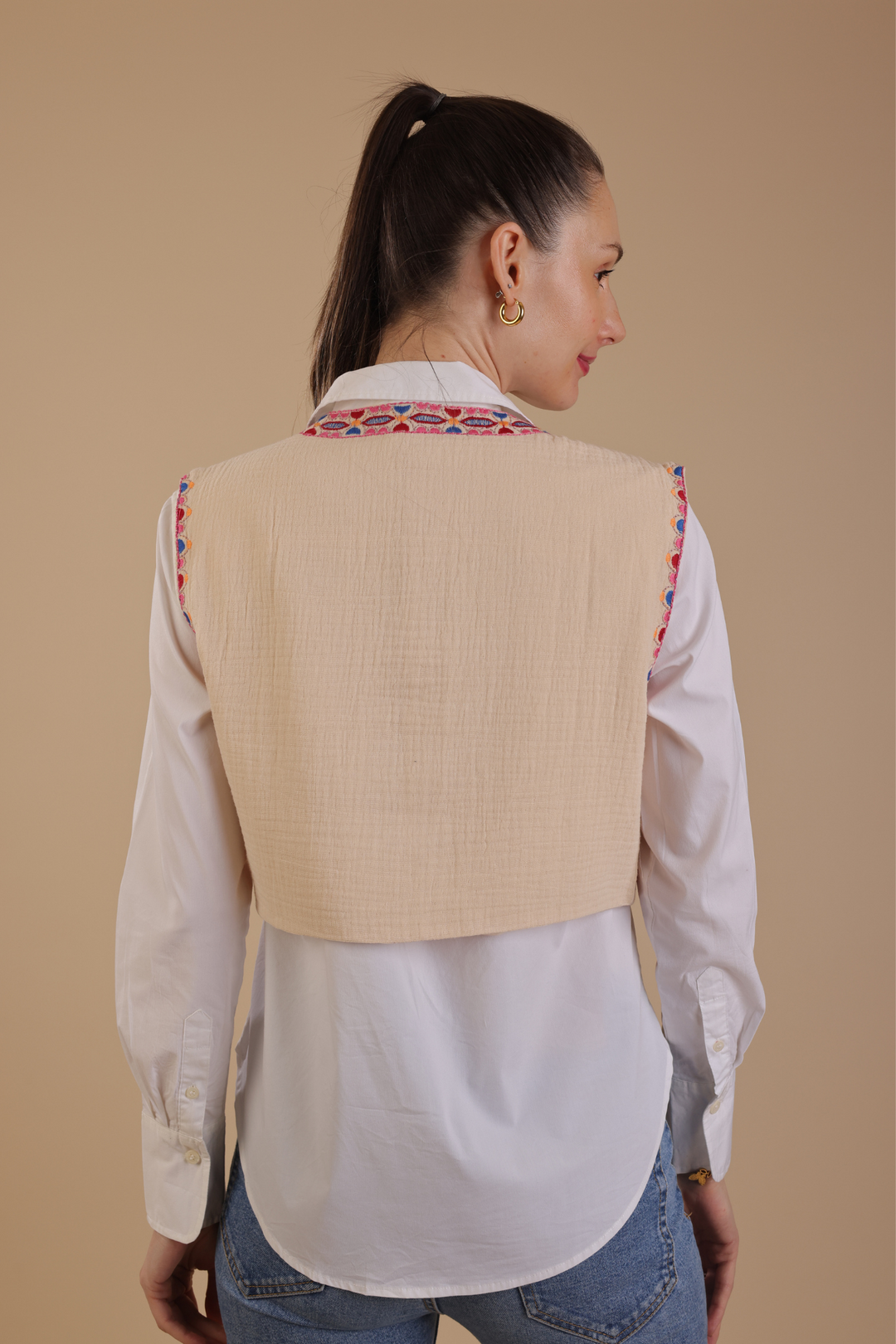 Zilly Embroidered Vest