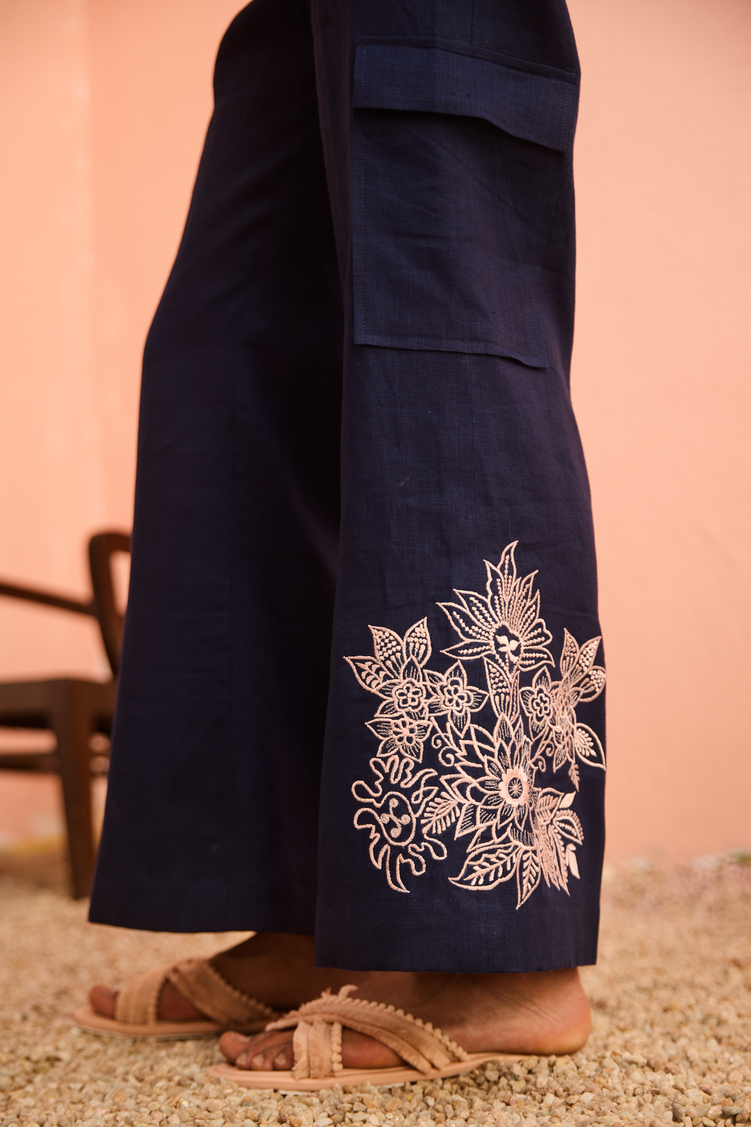 Janice Coord Set (Navy Blue)