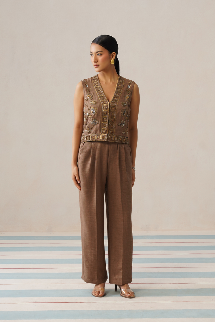 Tuscan Co-ord Set (Siena Brown)