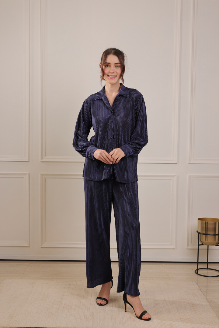 Sacramento Coord Set (Navy Blue)