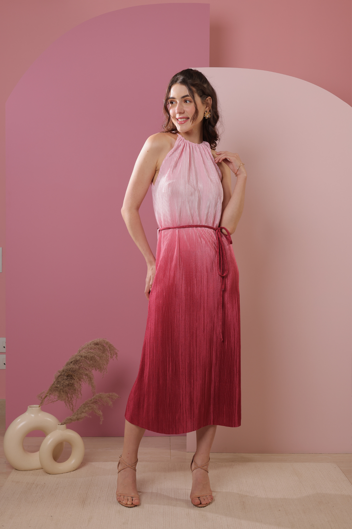 Janice Dress (Fuchsia)