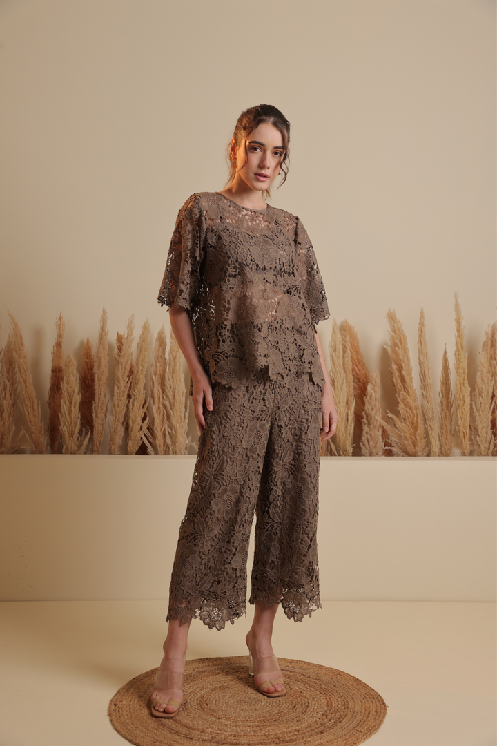 Mughetto Coord Set (Chocolate)