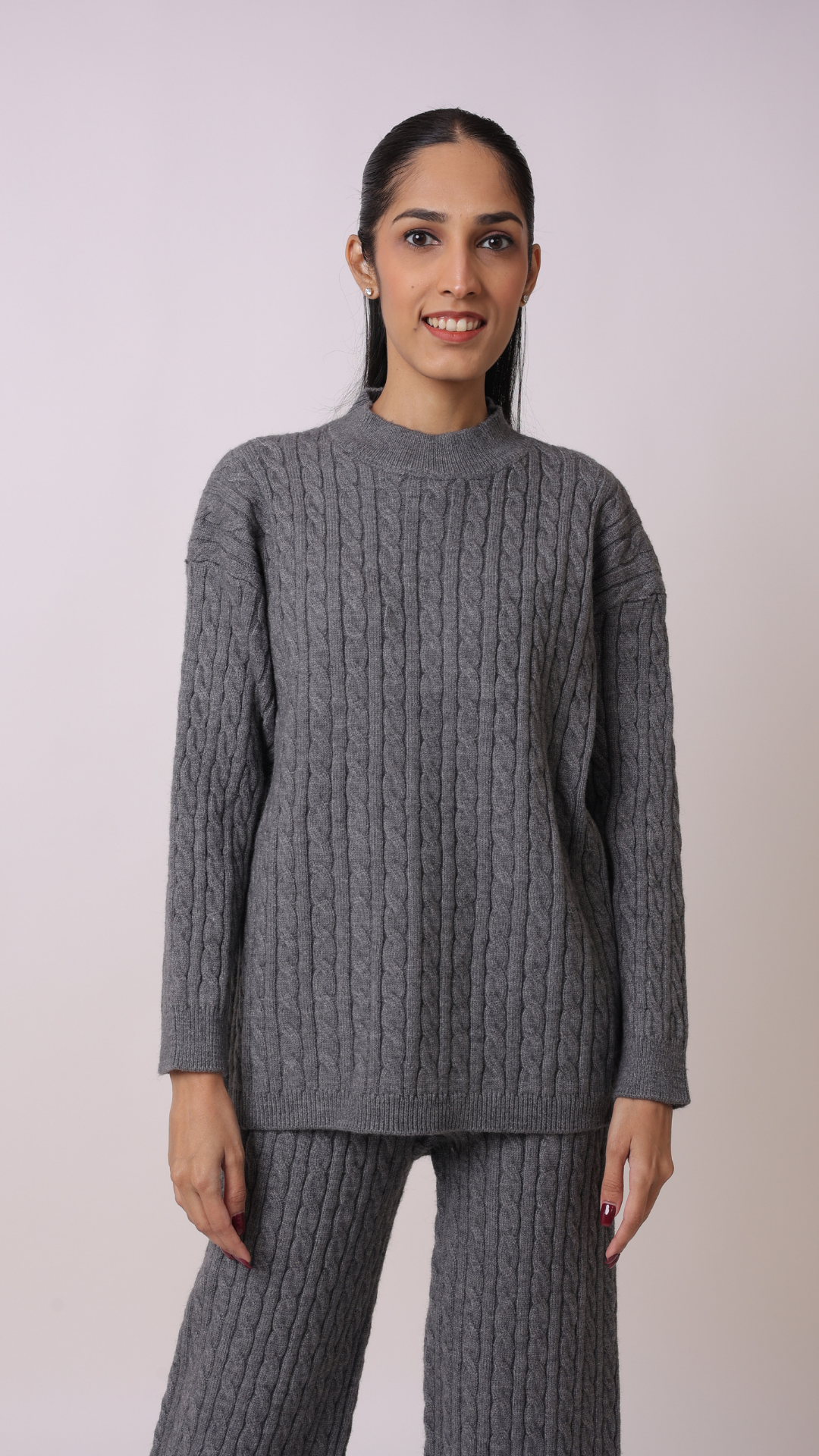 Belleza Coord Set (Moon Grey)