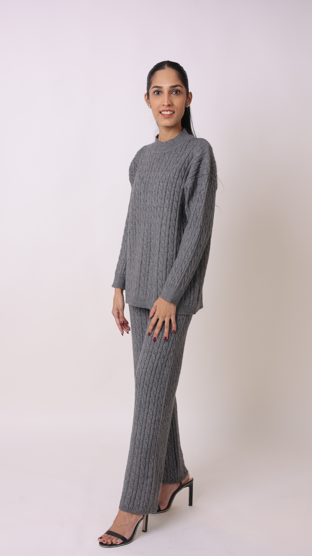 Belleza Coord Set (Moon Grey)