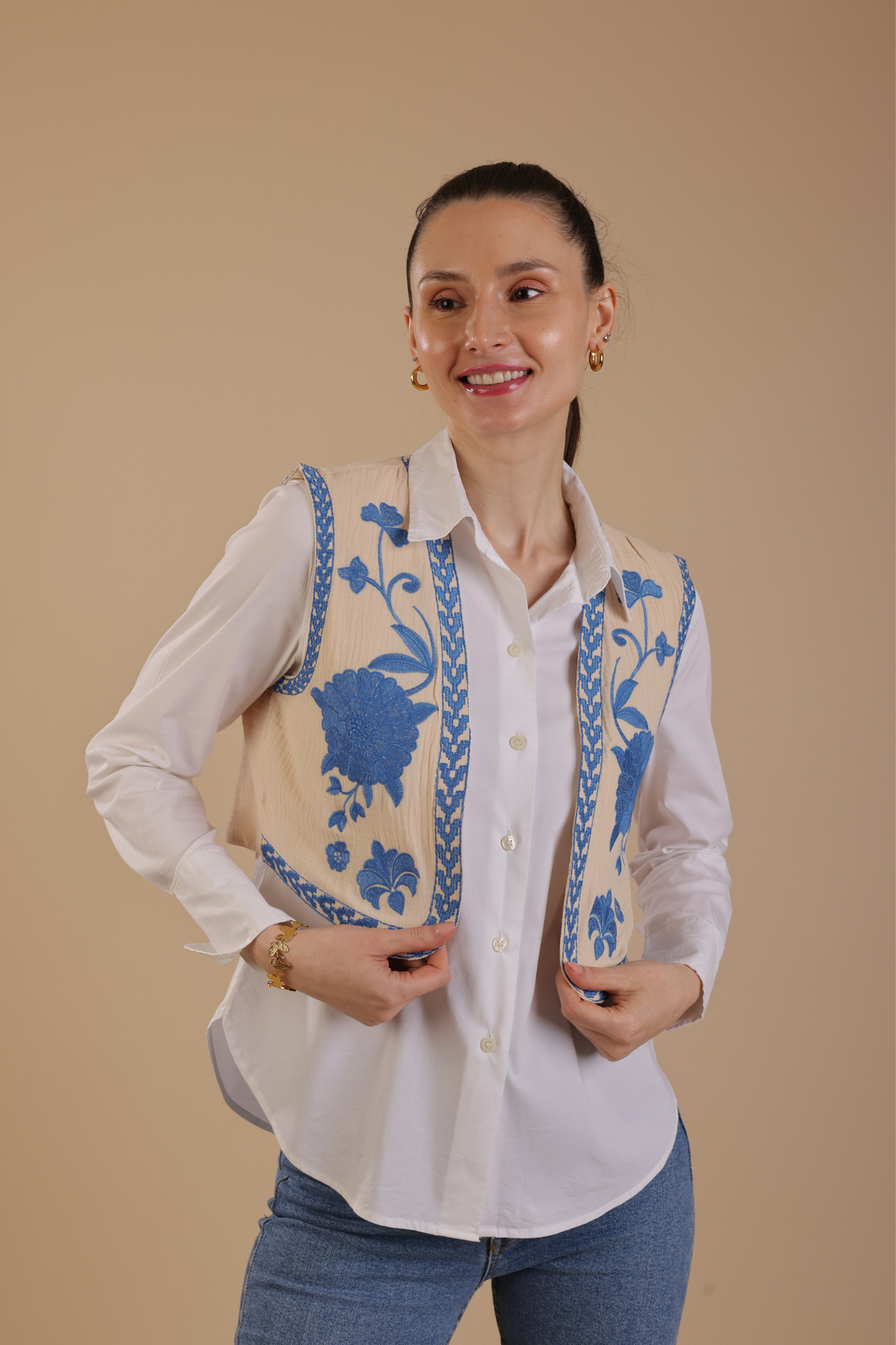Venezia Embroidered Vest