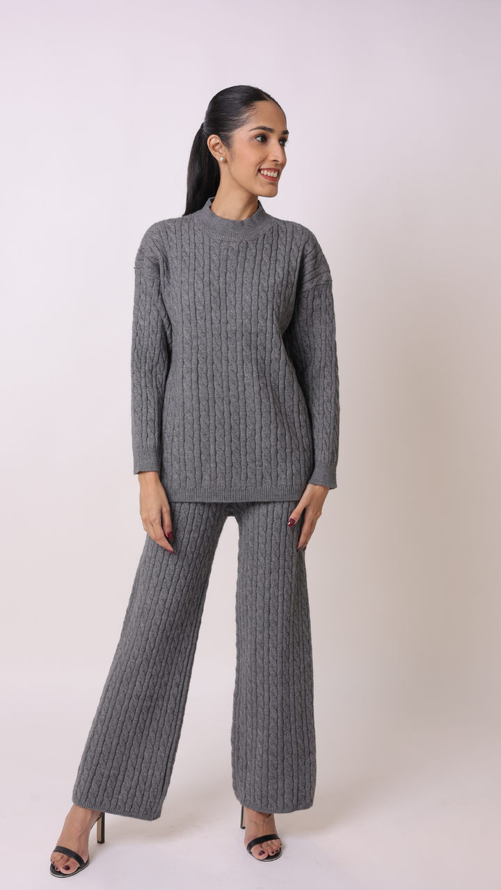 Belleza Coord Set (Moon Grey)