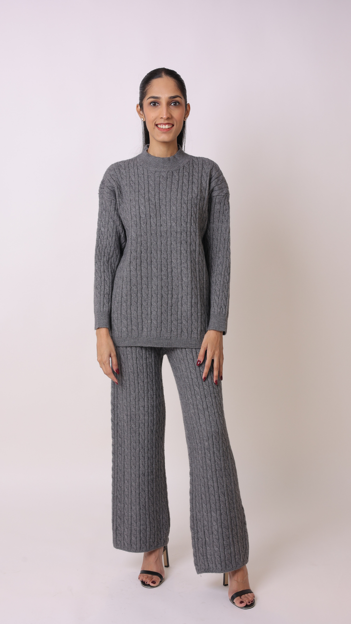 Belleza Coord Set (Moon Grey)