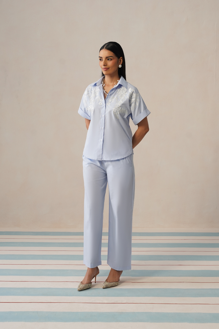 Sky Bloom Co-ord Set