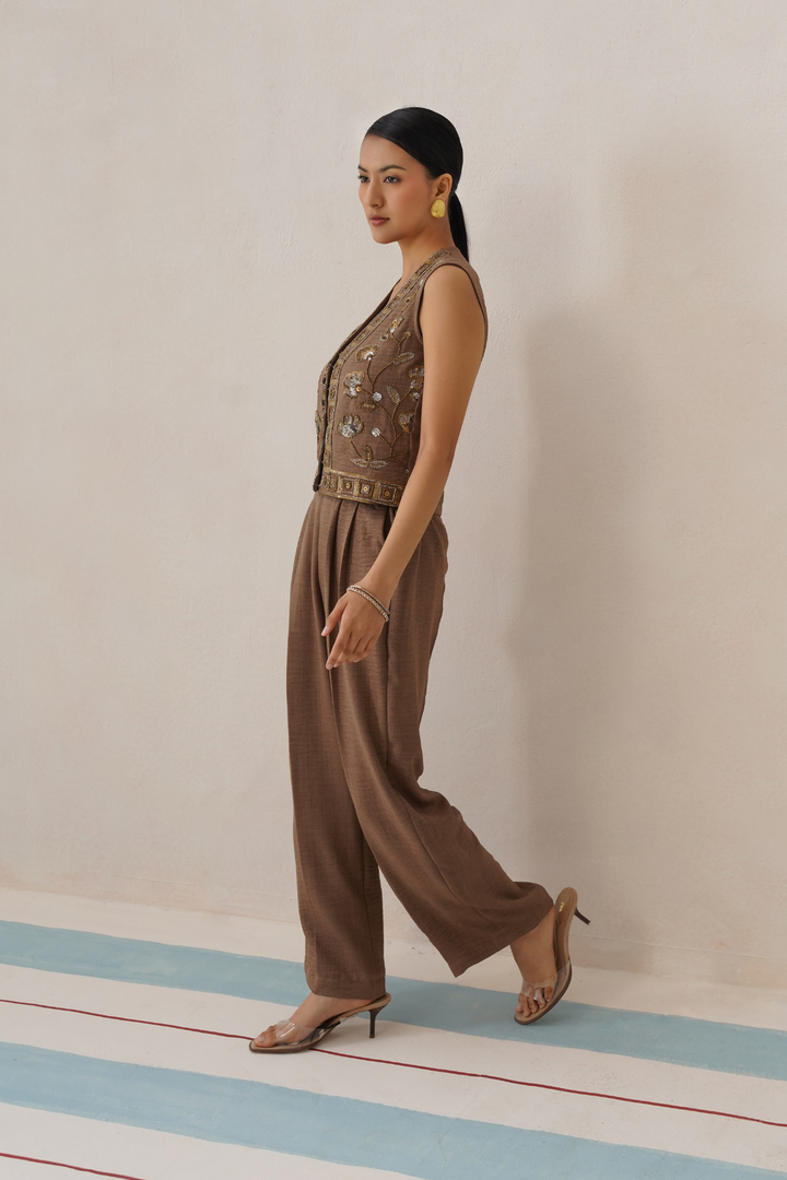 Tuscan Co-ord Set (Siena Brown)