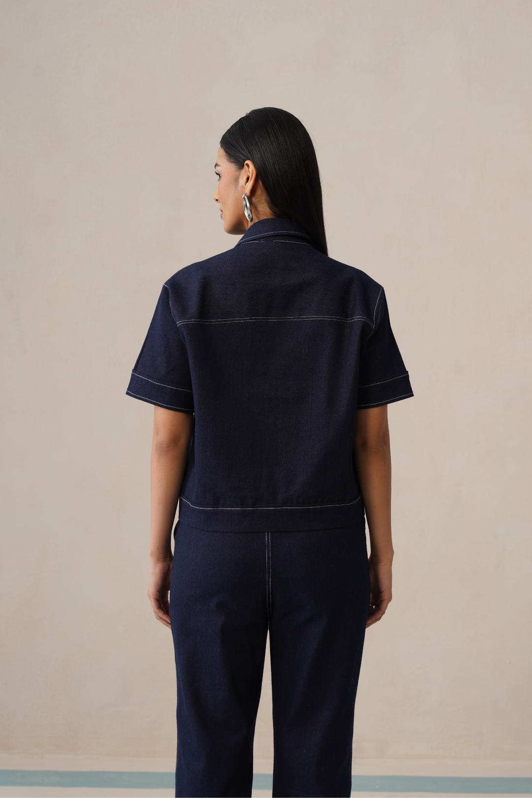 Midnight Stitch Denim Co-ord Set