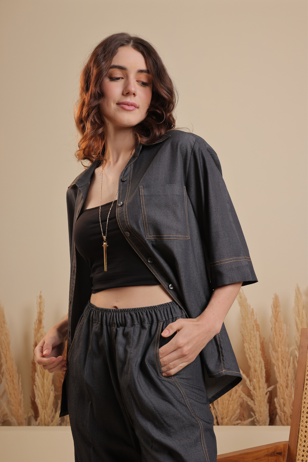 Sandra Coord Set (Charcoal)