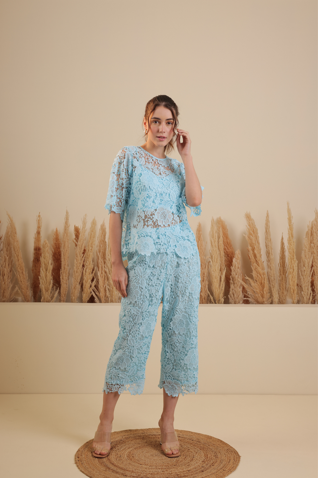 Mughetto Coord Set (Azure)