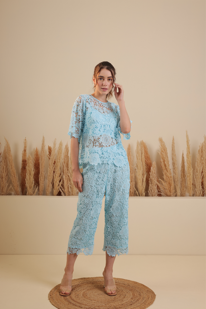 Mughetto Coord Set (Azure)