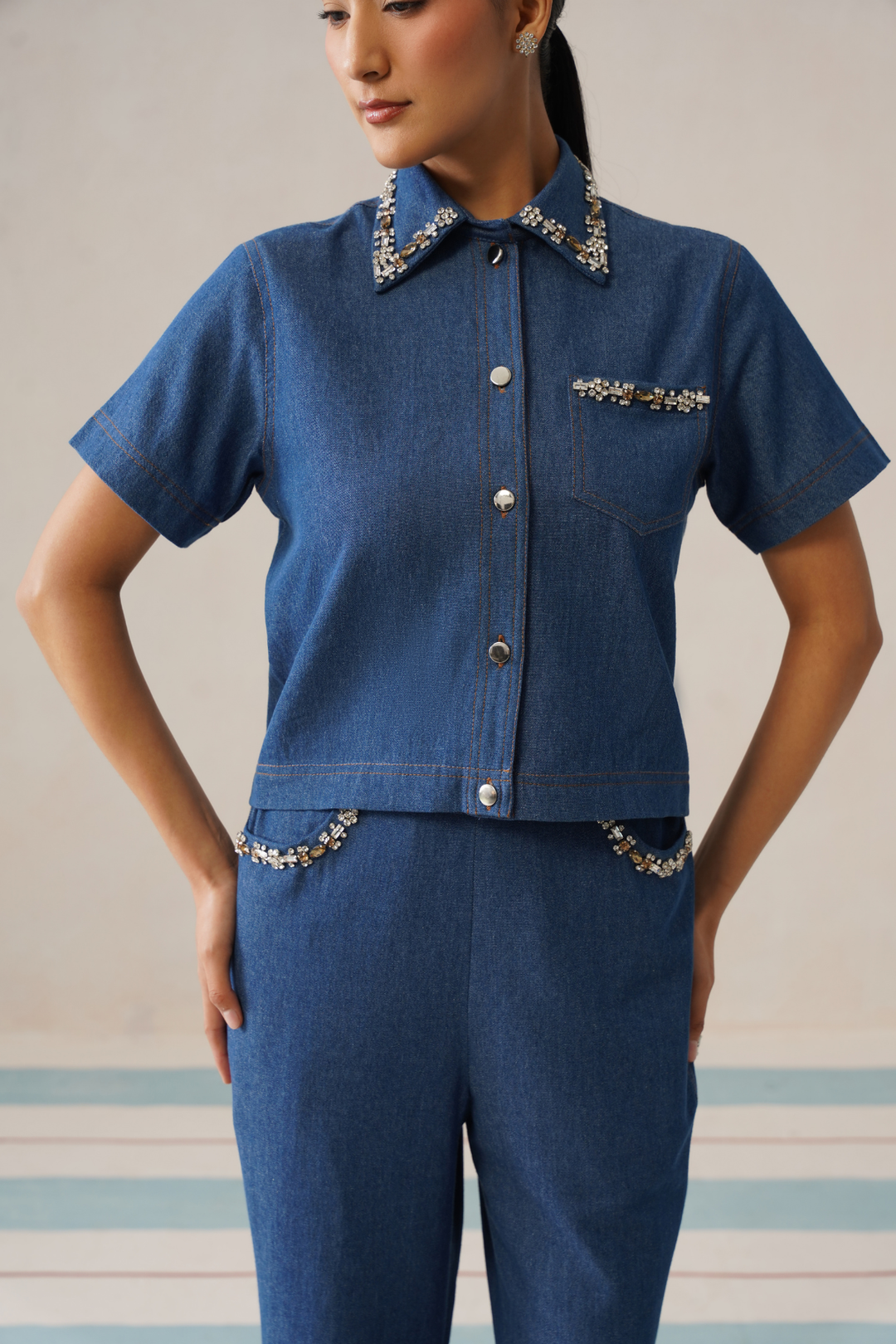 Valentina Denim Co-ord Set