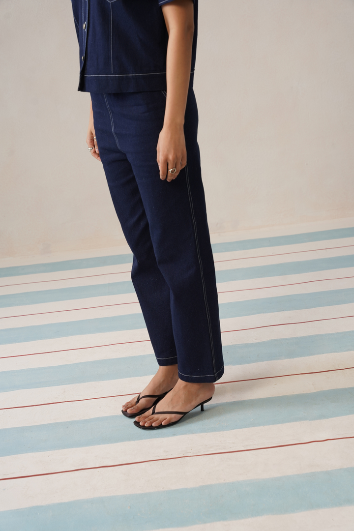 Midnight Stitch Denim Co-ord Set