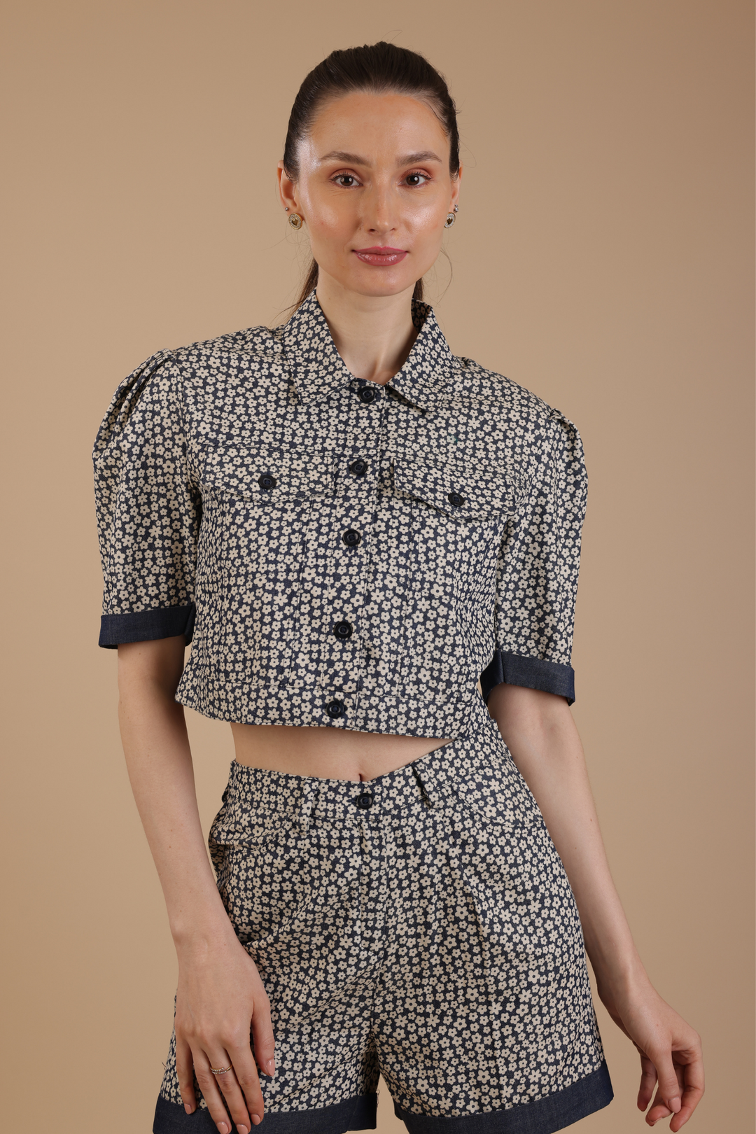 Miami Denim Coord set (With Shorts)