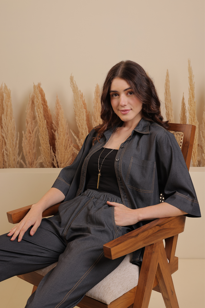 Sandra Coord Set (Charcoal)