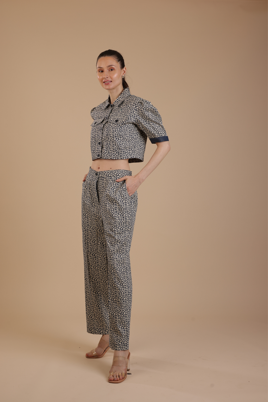 Miami Denim Coord set (With Pants)