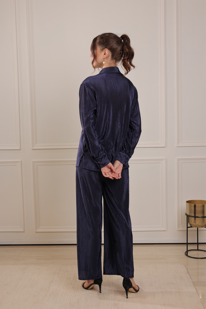 Sacramento Coord Set (Navy Blue)