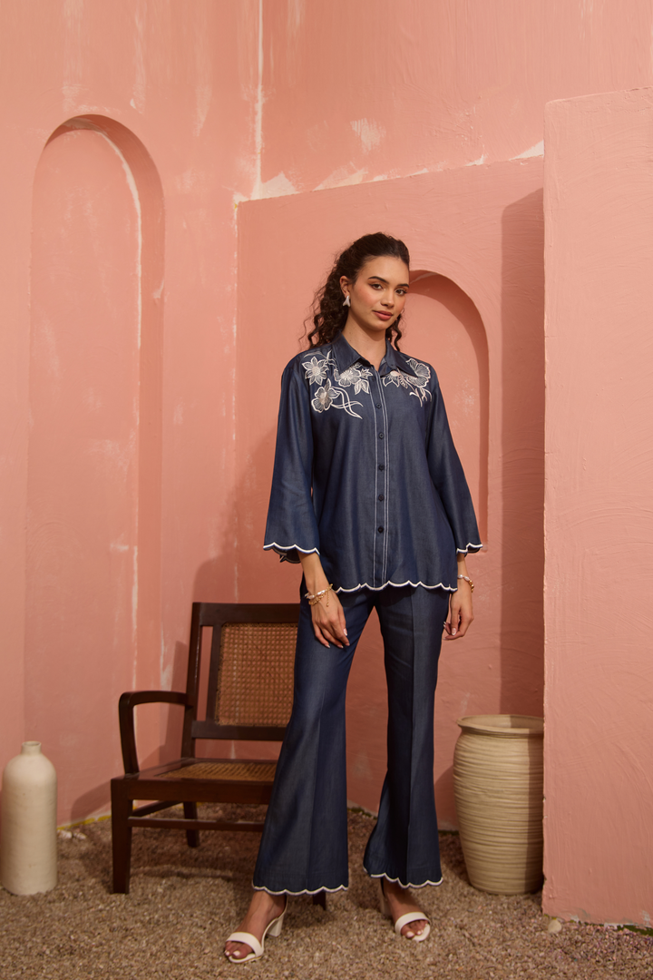 Bloom Denim Coord Set