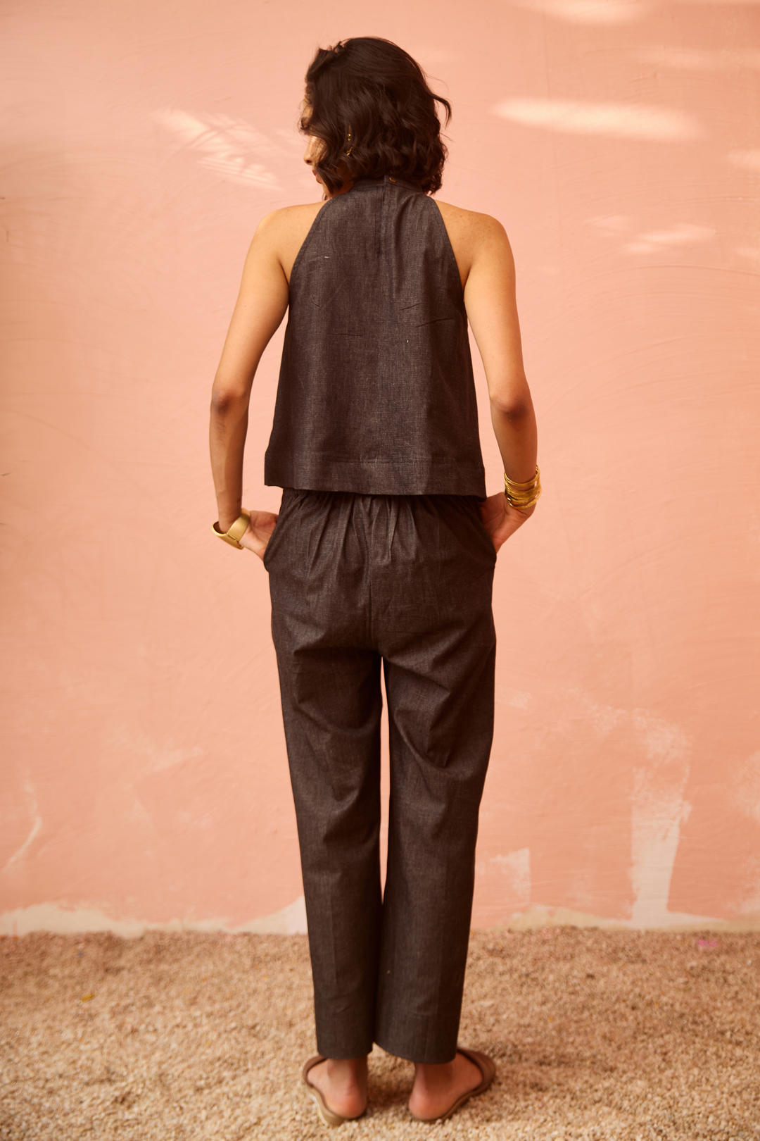 Nomad Denim Coord Set (Black)