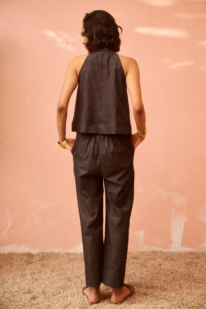 Nomad Denim Coord Set (Black)