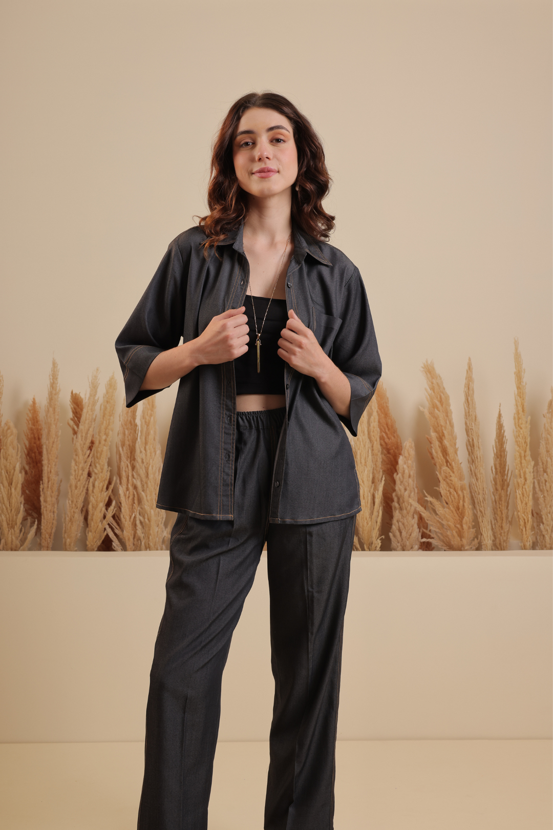 Sandra Coord Set (Charcoal)