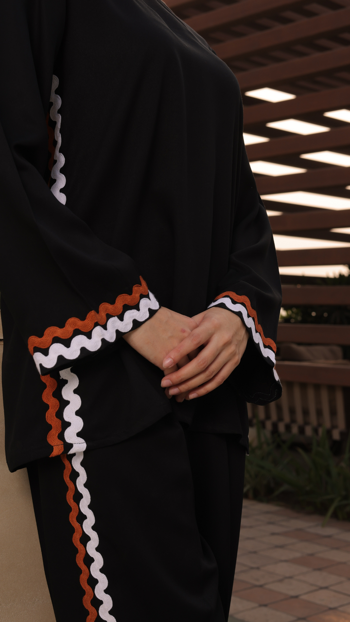 Owen Coord Set in Black - Full Sleeves (As Seen On Shreya Lakhani)